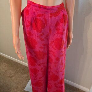Kate Spade linen blend, wide legged pants, size S.
